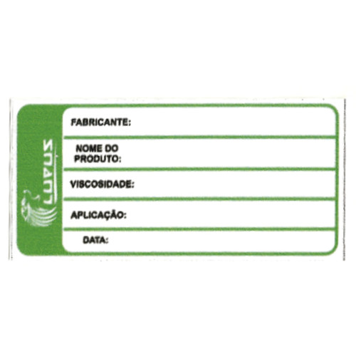 Adesivo para Identificação Pequeno Lupus 0121 Verde