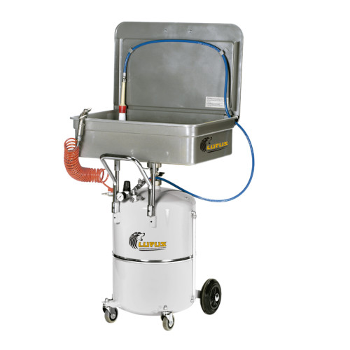 Lavadora de Peças com Coletor Pressurizado Lupus 1241 Capacidade 50 Litros e 65 Litros