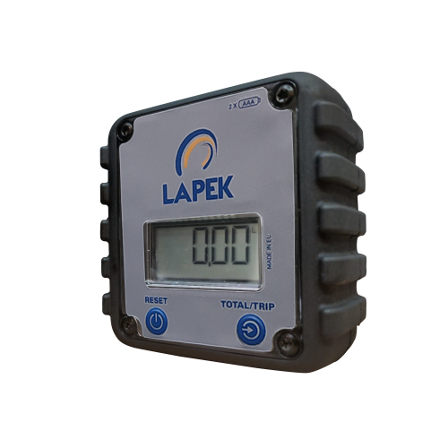 Medidor Digital para Óleo Lubrificante À Prova de Choque Lapek LPK-250M-S Ø 1/2 Pol 35 L/min