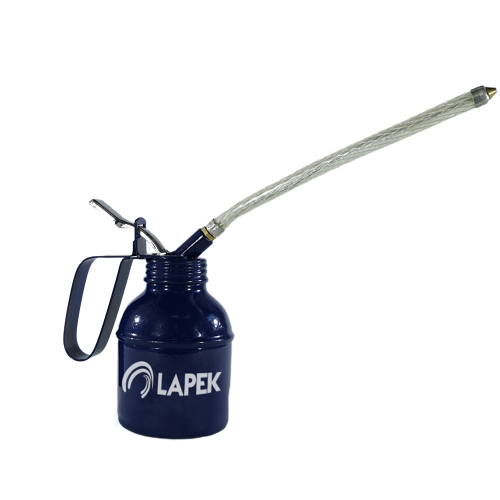 Bomba Almotolia Manual para Óleo Lubrificante Lapek LPK-113FB Bico Flexível Capacidade 500ml