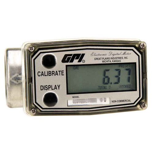 Medidor Digital Modular para Gasolina Etanol e Metanol GPI 2198 190LPM 1 Polegada NPT
