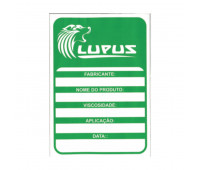 Adesivo para Identificação Grande Lupus 0101 Verde