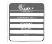 Adesivo para Identificação Médio Lupus 0115 Preto