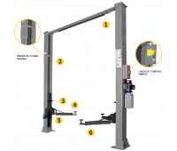 Elevador Eletro Hidráulico Trave 3.500 Kg Vão Livre MAH-1003