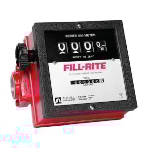 Medidor Mecânico à Prova de Explosão para Diesel Gasolina e Querosene Fill-Rite 2100A-MG de 4 Dígitos 151LPM 1-1-2 Polegadas NPT
