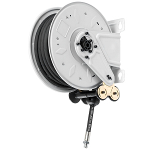 Carretel Automático Ecodora 1/4" para Graxa com Mangueira de 15m Ideal para Fixar no Teto ou Parede MIX-30051