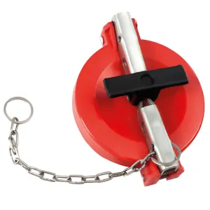 Tampa de Descarga Selada Premium Lubmix 4” em Nylon Reforçado com Corrente MIX-6200