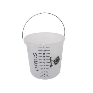 Balde Graduado Lubmix MIX-2039 com Capacidade 11 Litros
