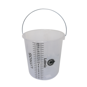 Balde Graduado Lubmix MIX-2046 com Capacidade 20 Litros