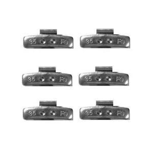 Contrapeso Garra Alta 35g de Aço para Rodas de Liga Leve – 1 pacote com 50 Unidades MIX-50150A