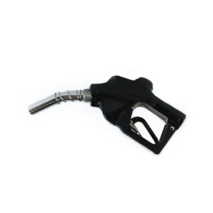 Bico Automático para Abastecimento de Combustíveis Lubmix MIX-BI1-PT Preto Entrada 1", Ponteira 1", Vazão 175 L/min, Acionamento por Pressão para Diesel, Gasolina e Etanol