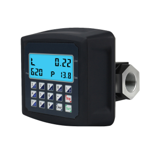 Medidor digital preset de engrenagem oval Lubmix MIX-EX-OGM-220V 1" com certificação EX, display LCD e vazão de até 120 L/min.