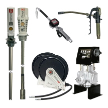 Kit para Abastecimento de Comboio Lubmix com Propulsoras de Óleo e Graxa e Carretéis Automáticos