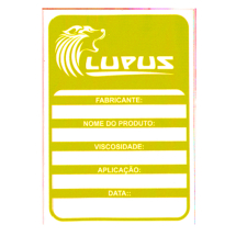 Adesivo para Identificação Grande Lupus 0104 Amarelo