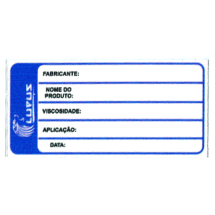 Adesivo para Identificação Pequeno Lupus 0123 Azul