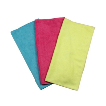 Conjunto de Toalhas Absorventes em Poliester e Poliamida para Abosorção de Água e Limpeza Lupus 0361 Rosa Azul e Amarela
