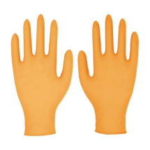 Luva Nitrílica Laranja Tamanho GG MLP-0711-GG