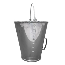 MIX-BG10B Balde Graduado Inox com Bico e Alça Lubmix Capacidade 10 Litros n01