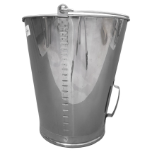 Balde Graduado INOX com Bico e Alça Lubmix MIX-BG20B Capacidade 20 Litros