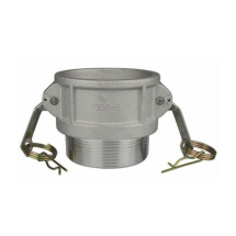 Acoplador Camlock Em Alumínio Tipo B 1.1/2" x 1.1/2" 1316