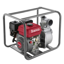 Motobomba Partida Manual Branco B4T-705 Autoescorvante 60 m3/h Motor 5,5CV Sucção 3mm Recalque 3