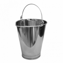 Balde Graduado em Aço Inox Lupus 2042W Capacidade 10 Litros