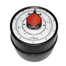 Medidor Mecânico de Linha para Óleo Lubrificante Lupus 2100-DB em Linhas 15LPM 1-2 Polegadas BSP