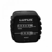 Medidor Mecânico para Óleo Lubrificante Lupus MLP-2100-KGF 04 Dígitos parciais Ø 1/2" BSP (F)