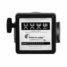 Medidor Mecânico para Diesel Wolflube MLP-2100W-E4D 04 Dígitos Ø 1" BSP (F)