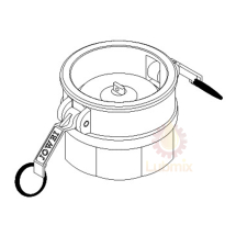 Engate Rápido Jowei 360-43G 4Pol com Rosca 3Pol NPSC para Descarga de Combustível