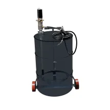 Kit para Troca de Óleo com Propulsora Pneumática Mangueira Medidor Digital e Carrinho Lubmix Código MIX-OL-M1-C