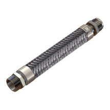 Tubo Metálico Flexível Lubmix 2’’ com Terminais 2" (MM) Fixo / Giratório com 70 cm para Postos de Combustíveis MIX-FLEX-MM2-70