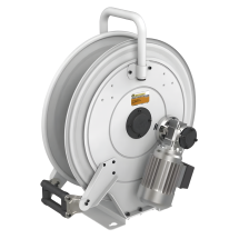 Carretel de Retração Elétrica Ecodora 1/2" para Água e Ar Compatível com Mangueira de 25m Ideal para Fixar no Teto ou Parede MIX-530E2410