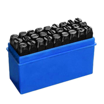 Alfabeto para Gravação Bremen 6193 Medida 6 mm tipo Punção