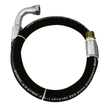 Mangote Hidráulico Completo Lupus 8302-C 1-5 Metros com Terminais 1 Polegada NPT e 1 Polegada JIC NPT Giratório Curvo