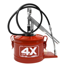 Bomba manual para graxa Hydronlubz 8487 com reservatório para 4 Kg