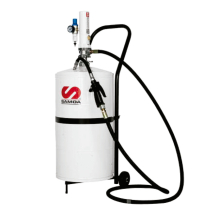 Propulsora Pneumática para Óleo Lubrificante Samoa 9010-OS com Carrinho e Reservatório de 50 Litros 35LPM