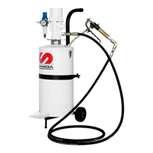 Propulsora Pneumática para Graxa Samoa MLP-9029 com Carrinho e Reservatório de 15 Kg 600GPM