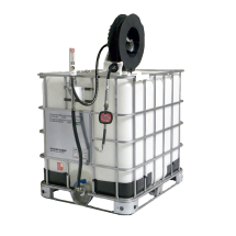 Unidade de Abastecimento Samoa 9302-MC Med Mecân Carretel 10M Mang 1-2Pol IBC 1000LT 35LPM