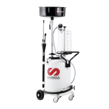 Unidade de Sucção de Óleo Pressurizada Samoa 9801-VB Capacidade 70 Litros com Mang Sucção-Descarga-Reservatório-Captador