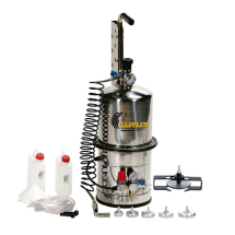 Conjunto de Sucção à Vácuo para Fluídos de Freio Lupus 9802-F Capacidade 10 Litros