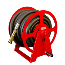 Carretel Manual para 30m Mangueira 1 Pol com Base Simples para Combate a Incêndio Lupus F2400