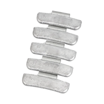 Contrapeso de Chumbo 80g para Rodas de Liga Leve de Caminhão – 1 Pacote com 25 Unidades MIX-00010