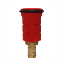 Esguicho Manual para Combate a Incêndio Lupus MLP-F2107 Latão com Revestimento em Borracha Saída Ø 18,5mm