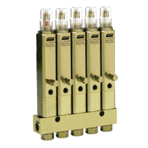 Injetor Linha Simples Lincoln K1069 5 Saídas 3-8Pol 840PSI