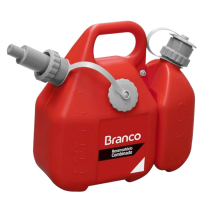 Reservatório Combinado para Gasolina e Óleo MBA-RSC Branco para Motores 2 tempos