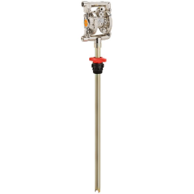 Bomba de Duplo Diafragma em Alumínio com Tubo de Sucção Ecodora 3/4" Vazão de 70 L/min para Tambores de 180 kg a 200kg MIX-0E33500