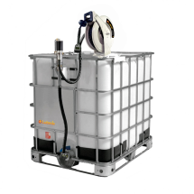 Unidade Pneumática de Abastecimento com Medidor Digital Programável e Carretel 1000L Lubmix MIX-1000CMP