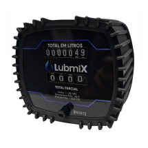 Medidor Mecânico para Óleo Lubrificante Lubmix com Entrada de 1/2" e Vazão de 30 L/min MIX-11100M