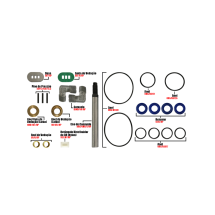 Kit Reparo do Motor de Ar MIX-18RPG - para Propulsora Lubmix MIX-12GP1, MIX-12GP2 e MIX-12GP3